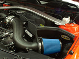Airaid 11-14 Ford Mustang 3.7L V6 MXP Intake System w/ Tube (Dry / Blue Media) - 453-265