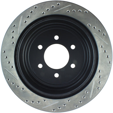 StopTech 04-09 Ford F150 / 06-08 Lincoln Mark LT Rear Left Slotted & Drilled Rotor - 127.65102L