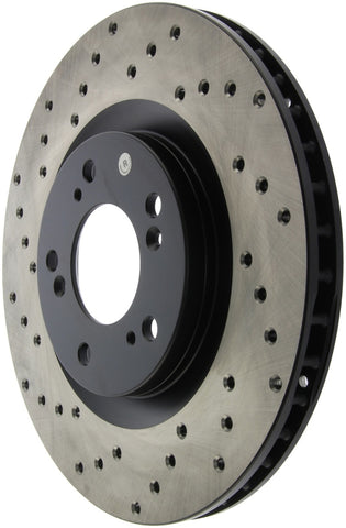 StopTech 00-09 Honda S2000 Front Drilled Right Rotor - 128.40048R