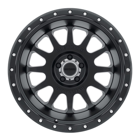 Method MR605 NV 20x10 -24mm Offset 5x5.5 108mm CB Matte Black Wheel - MR60521055524N