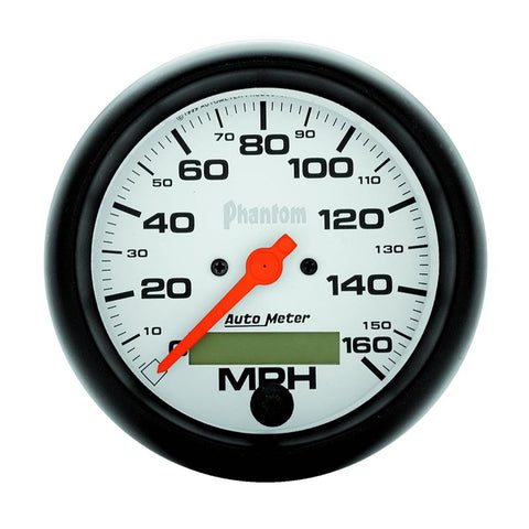 Autometer Phantom 3-3/8in 160 MPH In-Dash Electric Programmable Speedometer - 5888