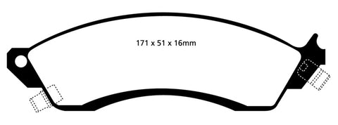 EBC 93-00 Aston Martin Virage 5.3 (PBR Caliper) Redstuff Front Brake Pads - DP31131C