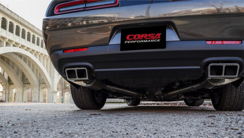 Corsa 15-16 Dodge Challenger SRT / Scat Pack / R/T 6.4L Polished Xtreme Cat-Back Exhaust - 14994