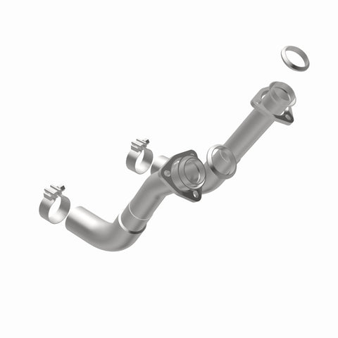 MagnaFlow 66-72 Chevy C10 Pickup V8 2-Piece Front Exhuast Pipe Kit (2in Tubing/Clamps/Inlet Flanges) - 15380