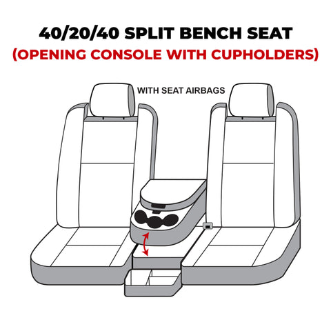Covercraft 22-24 Dodge RAM 2500/3500 Polycotton SeatSaver Custom Front Row Seat Covers - Taupe - SS3500PCTP