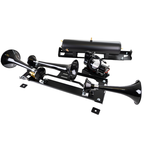 Kleinn 23-26 Ford F-250/ F-350/ F-450 Onboard Air System w/ Model 230 Horns - FSD23-230