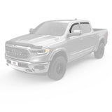 EGR 19-23 Ram 1500 In-Channel Window Visors Front/Rear Set Matte Black Extended Cab - 572965