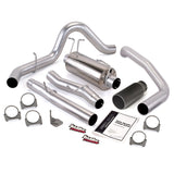 Banks Power 03-07 Ford 6.0L ECSB Monster Exhaust System - SS Single Exhaust w/ Black Tip - 48784-B