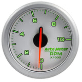 Autometer Airdrive 2-1/6in Tachometer Gauge 0-10K RMP - Silver - 9197-UL