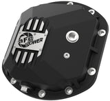 aFe Street Series Dana 30Front Differential Cover Black w/ Machined Fins 97-18 Jeep Wrangler - 46-71130B