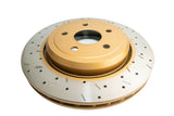 DBA 12-19 Jeep Grand Cherokee SRT8 Rear Drilled & Slotted 4000 XS Series Rotor - DBA42633XS