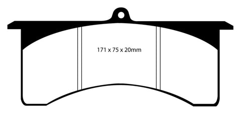 EBC Brakes Yellowstuff Performance Brake Pads - DP41148R