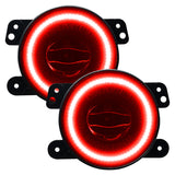 Oracle Jeep Wrangler JK/JL/JT High Performance W LED Fog Lights - Red - 5846-003