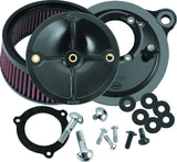 S&S Cycle 2008+ BT w/ S&S 66mm Throttle Body Stealth Air Cleaner Kit w/o Cover - 170-0165