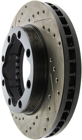 StopTech Slotted & Drilled Sport Brake Rotor - 127.66026R