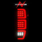 ANZO 19-23 GMC Sierra 1500/2500HD/3500HD Black Replacement Full LED Bar Tail Light - 311457