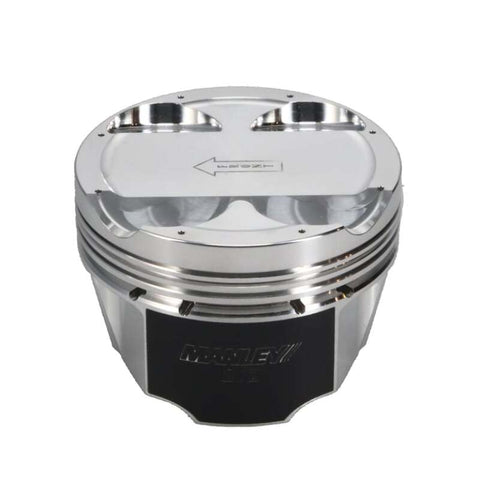 Manley Toyota 2JZGTE 86.25mm Bore +.25mm Oversize -1cc Dome 10:1 CR Turbo Tuff Piston Set w/ Rings - 609302CE-6