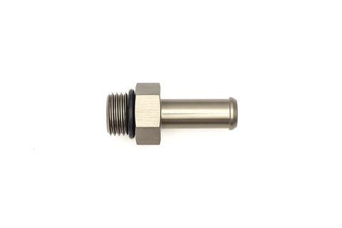DeatschWerks 6AN ORB Male To 3/8in Barb Fitting (Single Barb - Incl O-Ring) - 6-02-0504
