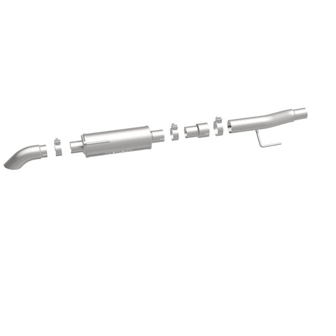 MagnaFlow Cat-Back, SS, 2.5/3in, Turn Down In Front Rear Tire 2015 Ford F150 5.0L V8 Ext Cab - 19083