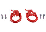 Ford Racing 2019 Ford Ranger Front Tow Hooks - Pair - Red - M-18954-RA
