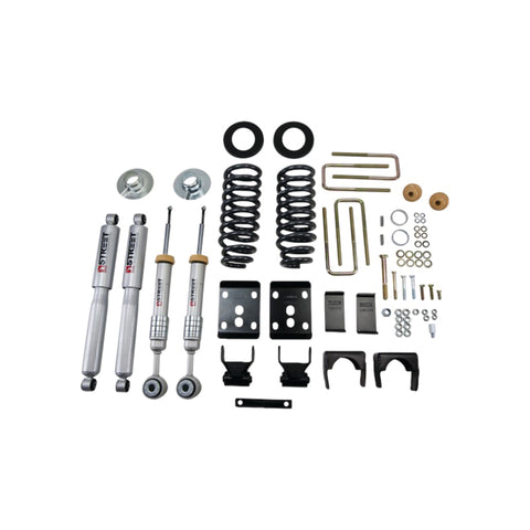 Belltech 09-13 Ford F150 Std Cab Short Bed 2in. or 3in. F/4in. R drop w/ SP Shocks Lowering Kits - 980SP