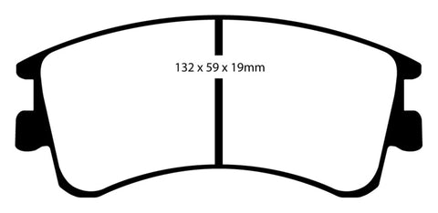 EBC 03-05 Mazda 6 2.3 Redstuff Front Brake Pads - DP31465C