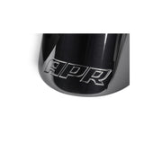 APR Double-Walled 3.5in Slash-Cut Tips - Diamond Black - Set of 2 - TPK0008