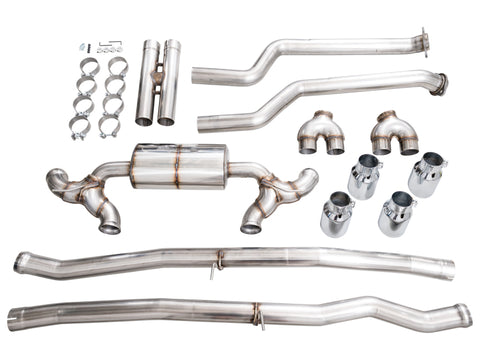 AWE Tuning BMW G90/G99 M5 Touring Edition Cat-Back Exhaust - Chrome Silver Tips - 3015-42790