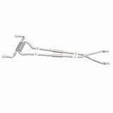 MagnaFlow 14 Infiniti Q50 V6 3.7L Cat-Back Polished Stainless Tips Dual Split Rear Exit Exhaust - 15310