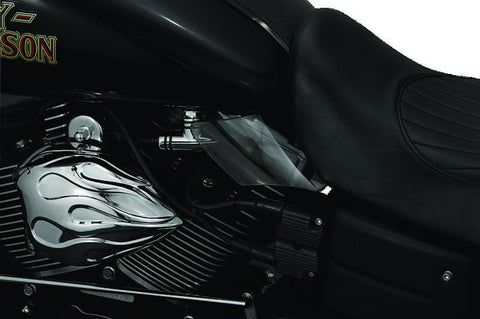 Kuryakyn Saddle Shields Heat Deflectors 99-17 Dyna Models Smoke - 1317