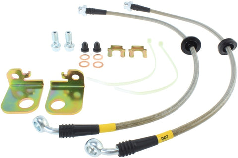StopTech 04-06 Pontiac GTO Stainless Steel Front Brake Line Kit - 950.62004