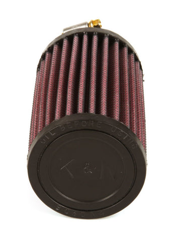 K&N Filter Universal Rubber Filter 1-11/16in FLG / 3in OD / 5in Height - RU-0210