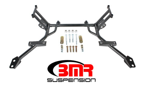 BMR 05-10 S197 Mustang K-Member w/ No Motor Mounts and STD. Rack Mounts - Black Hammertone - KM009H