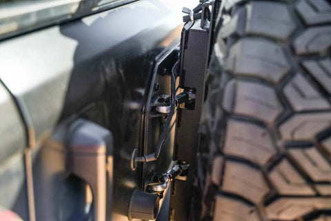 DV8 Offroad 18-23 Jeep Wrangler JL MTO Series Bumper Spare Tire Swing Gate - TCJL-13