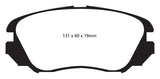 EBC 10+ Chevrolet Equinox 2.4 Greenstuff Front Brake Pads - DP62013