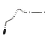 aFe 2021 Ford F-150 V6-3.0L (td) Large Bore 409 SS DPF-Back Exhaust System - 49-43143-B