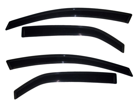 AVS 10-12 Kia Forte Ventvisor Outside Mount Window Deflectors 4pc - Smoke - 94688