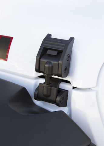 Rugged Ridge 2018-20 Jeep Wrangler JL / 2020 Jeep Gladiator Textured Black Hood Catches - 11210.27