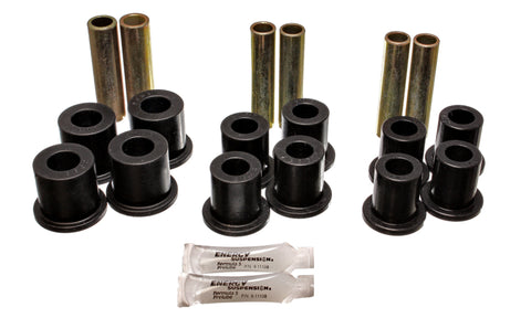 Energy Suspension Ford 4 Wd Front Spring Bushing Set - Black - 4.2120G