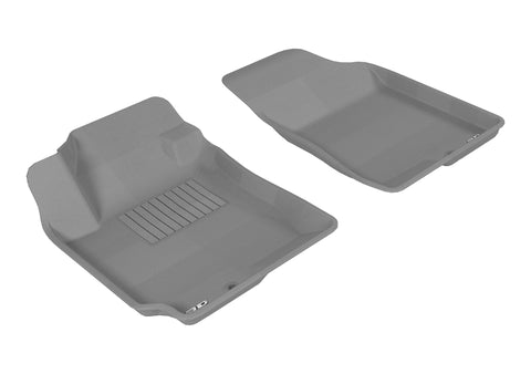 3D MAXpider 2007-2010 Hyundai Elantra Kagu 1st Row Floormat - Gray - L1HY02911501