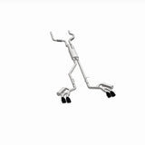 MagnaFlow 20-21 Ford Explorer 3.0L V6 Dual Exit Quad Black Chrome Tip Street Series Cat-Back Exhaust - 19515