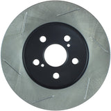 StopTech 09-11/14-15 Toyota Corolla / 10-15 Toyota Prius Rear Left Sport Slotted Rotor - 126.44165SL