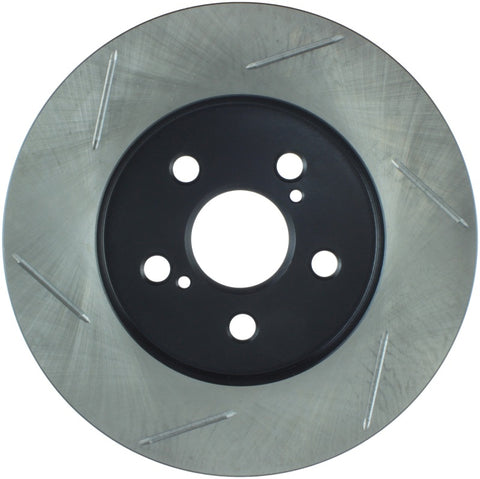 StopTech 09-11/14-15 Toyota Corolla / 10-15 Toyota Prius Rear Left Sport Slotted Rotor - 126.44165SL