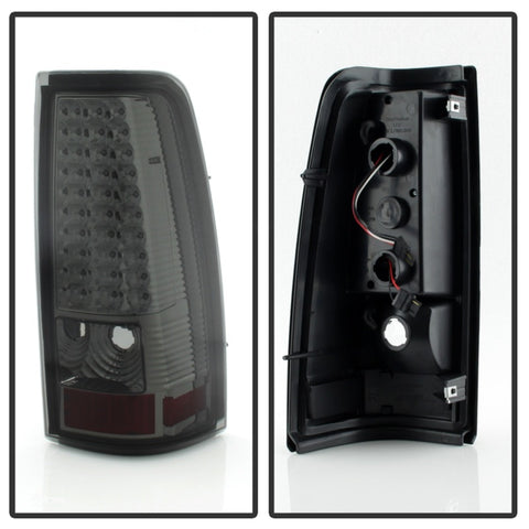 xTune Chevy Silverado 1500/2500/3500 99-02 99-03 LED Tail Lights Smoke ALT-ON-CS99-LED-SM - 5011770