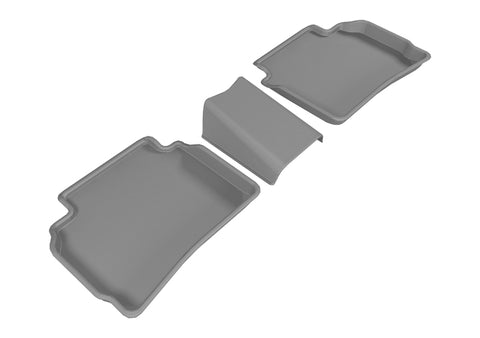 3D MAXpider 2016-2020 Chevrolet Malibu Kagu 2nd Row Floormats - Gray - L1CH07721501