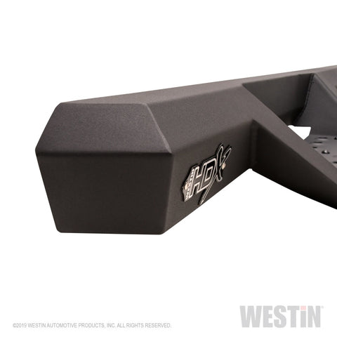 Westin/HDX 19-20 Ram 2500/3500 Crew Cab (8ft Bed) Drop Wheel to Wheel Nerf Step Bars - Txt Black - 56-534345