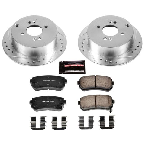 Power Stop 06-07 Hyundai Accent Rear Z23 Evolution Sport Brake Kit - K4653