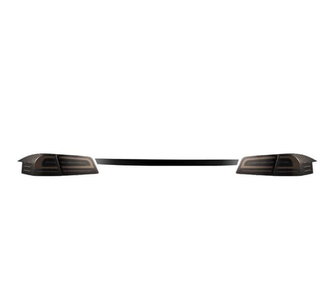 AlphaRex 12-21 Tesla Model S LUXX-Series LED Tail Lights - Black - 601120