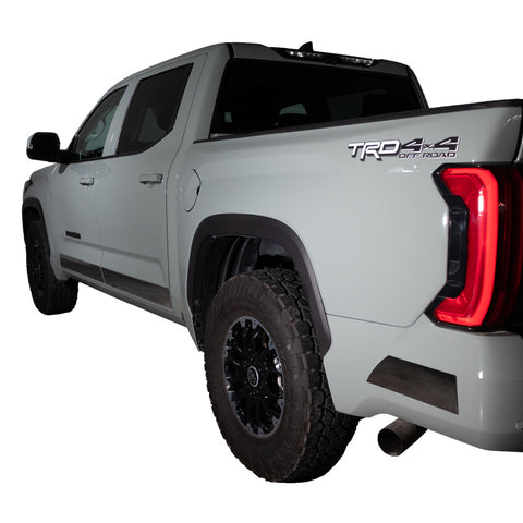 Putco 22-24 Toyota Tundra CrewMax (4.5in Tall 5 Pcs) Black Platinum Rocker Panels - 9751520BP