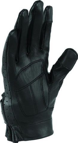 Kuryakyn Leather By River Road Tucson Leather Perforated Gloves Black Womens - Small - 094501